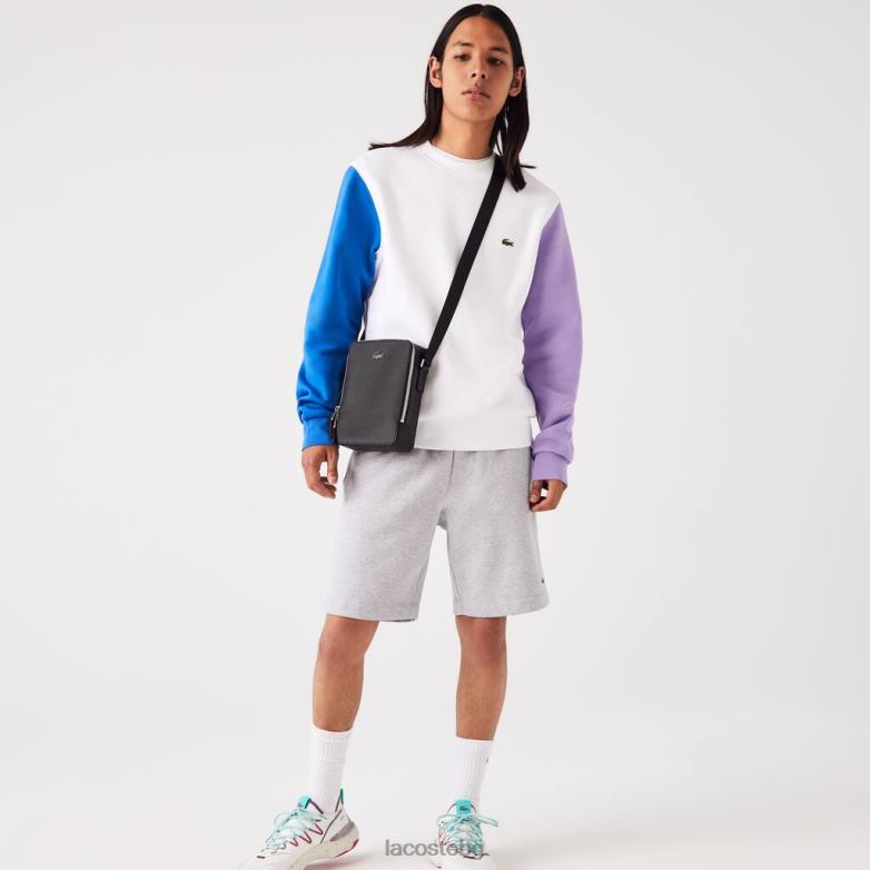 унисекс Lacoste черен Вертикална чанта за фотоапарат от матова шевна кожа chantaco чанти и кожени изделия XTV622025