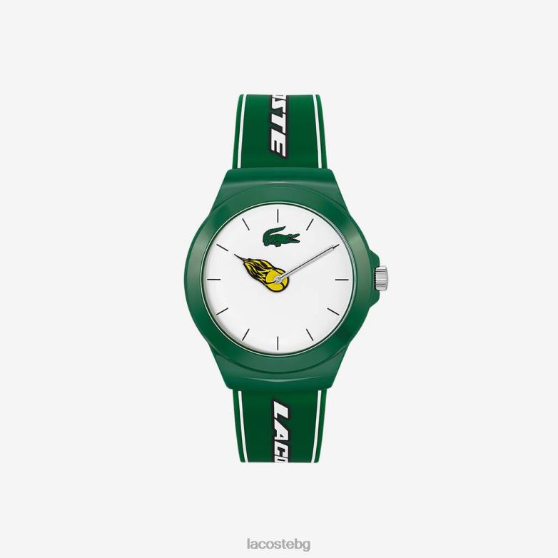 унисекс Lacoste зелено часовник със зелена силиконова каишка neocroc аксесоари XTV622206