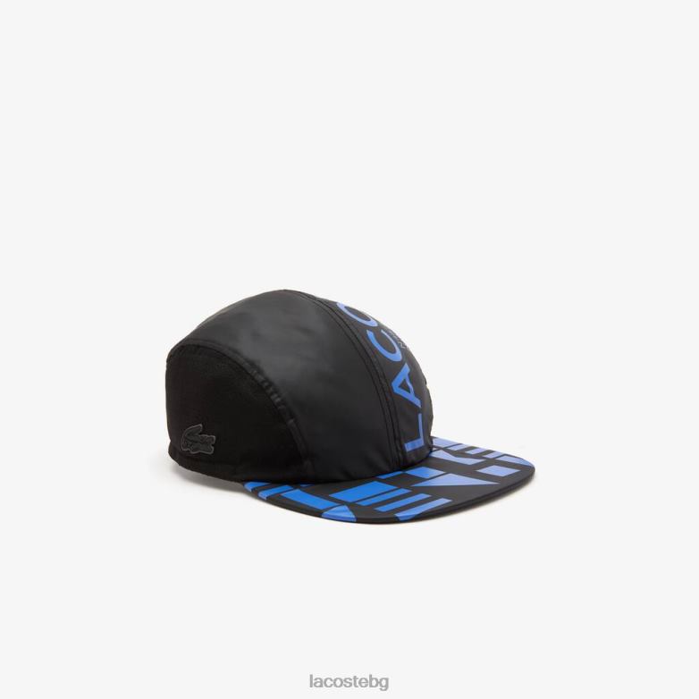 унисекс Lacoste черно/синьо спортна олекотена шапка аксесоари XTV622259