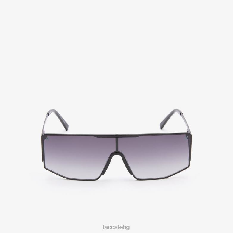 унисекс Lacoste x Minecraft черно/синьо слънчеви очила с метален щит аксесоари XTV622260